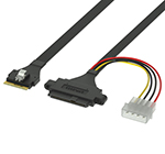 SlimSAS SFF-8654 8iתU.2 SFF-8639����4P ������ Ӳ�̸�����