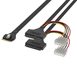 SlimSAS SFF-8654 8iתU.2 2SFF-8639����4P Ӳ�̸�����